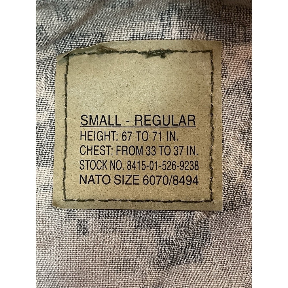 NWT‎ US Army UCP Digital Camo (ACU) Combat Aircrew Coat/Jacket Small Regular - Picture 4 of 8